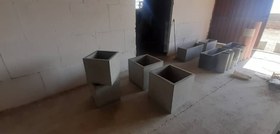 تصویر فلاور باکس بتنی concrete flowerbox