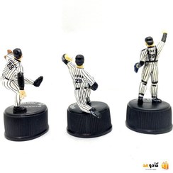 تصویر فیگور طرح بازیکن بیسبال کد 01 مجموعه 3 عددی 