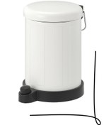 تصویر سطل زباله ایکیا TOFTAN رنگ سفید 