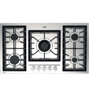 تصویر اجاق گاز صفحه ای کن مدل 518S ۵ شعله استیل 