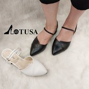 تصویر کفش پاشنه ۳ سانت مدل ۲ لول 