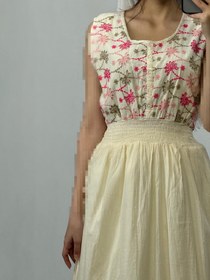 تصویر پیراهن نخ تافته حلقه 