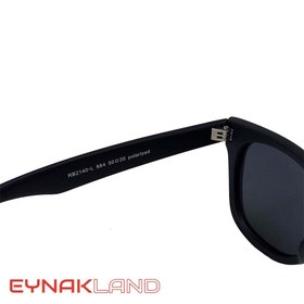 تصویر عینک آفتابی ری بن ویفری مدل WAYFARER RB 2140 پلاریزه عدسی دودی فریم مشکی مات 