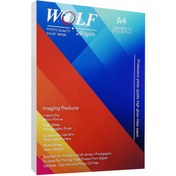 تصویر کاغذ های گلاسه ولف سایز A4 وزن 260 گرم 50 برگ Wolf A4 High Glossy Paper 260gr 50sh