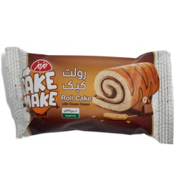 تصویر کیک میک-کیک مینی رول وانیلی با کرم کاکائو 40 گرمی -1404129 