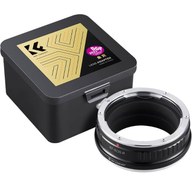 تصویر مبدل لنز کانن به دوربین های بدون آینه K&F (EF - EOS R) 