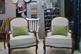 تصویر مبل تک فرانسوی 