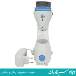 تصویر شانه ضد شپش برقی وی کامب TTVC01دارای 4 فیلتر یدک v comb