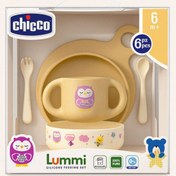 تصویر ست غذاخوری سیلیکونی چیکو 6 تکه اورجینال 