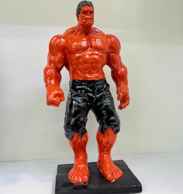 تصویر مجسمه هالک بزرگ - سبزمشکی 