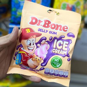 تصویر پاستیل بستنی با طعم میوه ای دکتر بن - با طعم میوه ای JELLY GUM DR.BONE