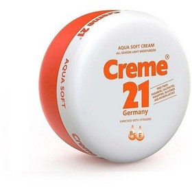 تصویر کرم مرطوب کننده آکوا سافت Creme 21 حجم 150 میل 