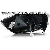 تصویر چراغ عقب اسپرت تیبا ۲ طرح ۲۰۷ قرمز سفید 