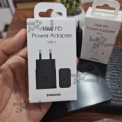 تصویر شارژر اصلى تبلت سامسونگ Tab A11 SM-X135 مدل فست 15 وات با خروجی تایپ سی 