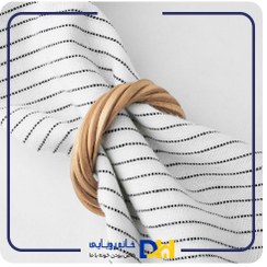 تصویر حلقه دستمال ایکیا مدل VARGFISK مجموعه ۴ عددی حصیری 