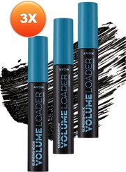 تصویر مجموعه ماسکارا حجم‌دهنده سوپرشوک ۱۰ میلی‌لیتر، مشکی تیره، ست سه‌ت | Avon | 801178841 | اورجینال 