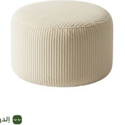 تصویر زیرپایی دایره‌ای با رویه پلیسه ای 