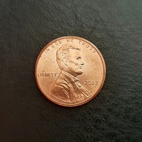 تصویر سکه 1 سنت آبراهام لینکلن امریکا 2022 