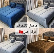 تصویر روتختی دونفره مخمل کالیفرنیا ترک bedspread