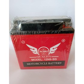 تصویر باتری موتورسیکلت ۱۲ ولت ۹ آمپر بلند NOBO 