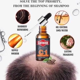 تصویر سرم تقویت و ضد ریزش مو کافئین Caffeine مدل C1 Caffeine strengthening and anti-hair loss serum, Model C1