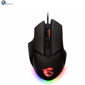 تصویر موس گیمینگ ام اس آی CLUTCH GM20 ELITE MSI CLUTCH GM20 ELITE Gaming Mouse - 6400 DPI Optical Sensor, Right-Handed, 20M+ Click Switches, 6-Buttons, Adjustable Weight System, 1ms Latency, RGB Mystic Light, 98-109g - Wired