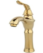 تصویر شیر روشویی پریمو راسان - طلایی مات RASSAN PRIMO BASIN MIXER