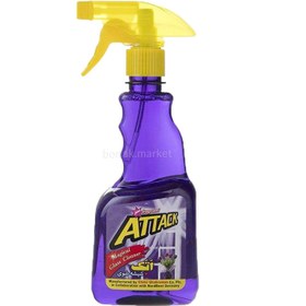 تصویر اسپری شیشه پاک کن اتک حجم 500 میلی لیتری 