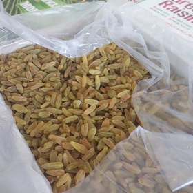 تصویر کشمش سبز قلمی کاشمر یک کیلویی Keshmesh sabz kashmar