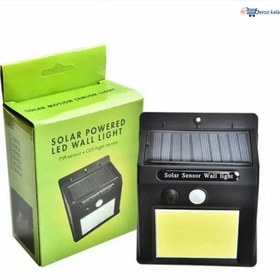 تصویر چراغ دیوارکوب خورشیدی سنسور دار Three-mode solar wall lamp with sensor model YX-601COB