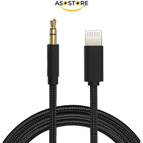 تصویر کابل AUX به لایتنینگ ۳۶۹ مدل F7 