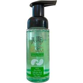 تصویر فوم شستشو ژوت مخصوص پوست چرب حجم 150 میل jute cleansing foam oily skin