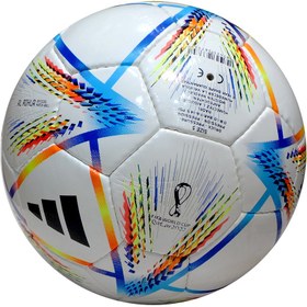 تصویر توپ فوتبال جام جهانی قطر مدل آدیداس AlRihla-5 