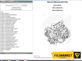 تصویر راهنمای تعمیرات موتور کامینز سری Cummins ISF3.8 