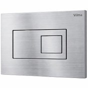 تصویر کلید فلاش تانک توکار مدل تیک کروم مات ویلما F112 