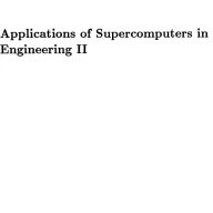 خرید و قیمت دانلود کتاب Applications of Supercomputers in Engineering ...