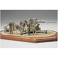 تصویر ماکت تفنگ توپخانه پدافند ضدهوایی 88 میلی متری آلمانی. TAMIYA German 88Mm Gun Flak36