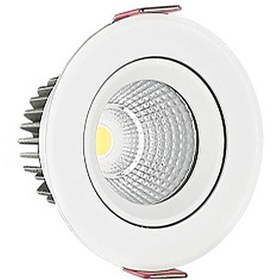 تصویر چراغ سقفی دان لایت 3 وات متحرک COB آفتابی ای دی سی Downlight ceiling lighting 3 W movable COB Warm white EDC