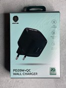 تصویر شارژ دیواری گرین‌لاین دو پین 20 واتی Green Lion PD20W+QC Wall Charger EU 