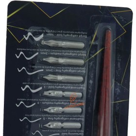 تصویر ست قلم کالیگرافی 9 نوک الیزا ست-قلم-کالیگرافی-9-نوک-الیزا