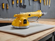 تصویر ویبره کاشی و سرامیک شارژی زلکس آلمان دیمردار + قاپک آلومینیومی دو باتری 60 ماه پشتیبانی و گارانتی معتبر به شدت با کیفیت و پر قدرت مدلZX_Vb1105 