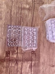 تصویر پایه تشتک تتو مدل شیشه‌ای کد n68 Glass model tattoo tray