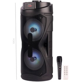 تصویر اسپیکر چمدانی بلوتوثی گریت نایس GTS-2073 + میکروفون و ریموت کنترل Greatnice GTS-2073 Wireless Speaker