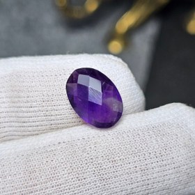 تصویر نگین سنگ آمیتیست معدنی کد 36485 