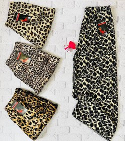 تصویر شلوار دامنی پلنگی 