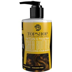 تصویر ماسک موهای مجعد و دارای وز با آبکشی تاپ شاپ Top Shop حاوی کراتین 250ml 