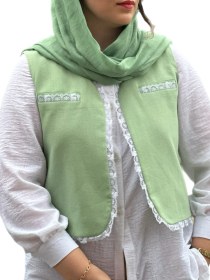 تصویر وست لینن درجه یک سبز پاستیلی 