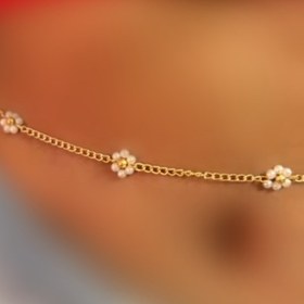 تصویر زنجیر بدن - طلایی / M/L 