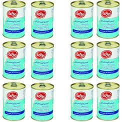 تصویر کنسرو گوجه فرنگی درسته پوست کنده روژین - 410 گرم بسته 12 عددی 