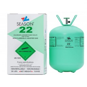 تصویر گاز مبرد R22 سیزن ا Season r22 refrigeration gass Season r22 refrigeration gass
